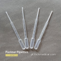 Pasteur pipetas com bulbo 1ml 3ml 5ml etc